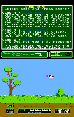 Duck Hunt (PlayChoice-10) Screenshot 1